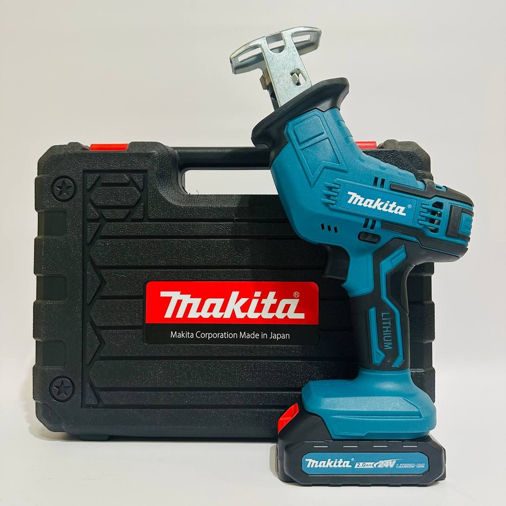 Сабельная пила Makita 24V аккумуляторная / Мини пила Макита 24 В  #1