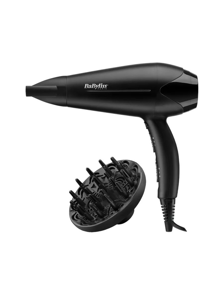 BaByliss Фен для волос u634254, скоростей 2, кол-во насадок 2 #1