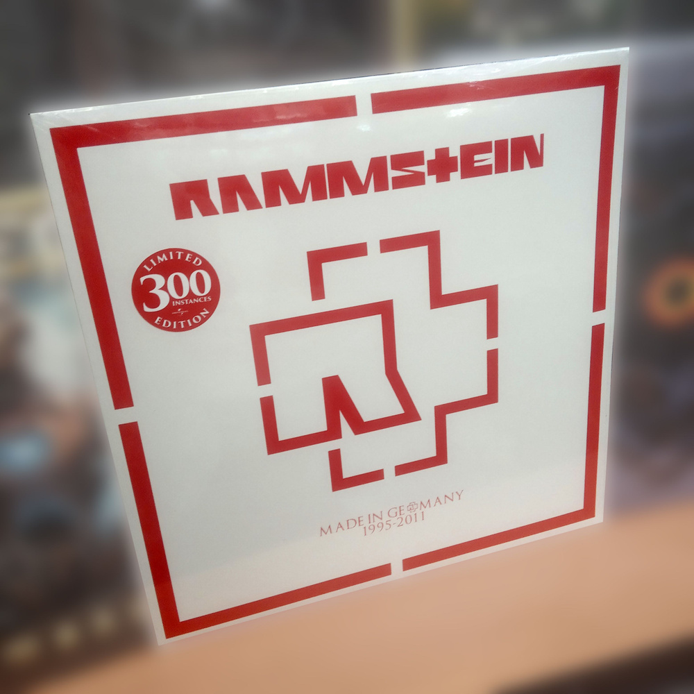 Rammstein Made In Germany Best LP Limited Numbered Poster Виниловая пластинка #1