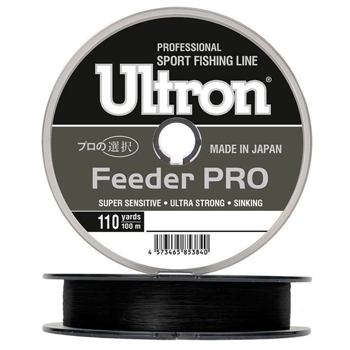 Леска ULTRON Feeder PRO 0,22 мм., 5,5 кг, 100 м, черная #1