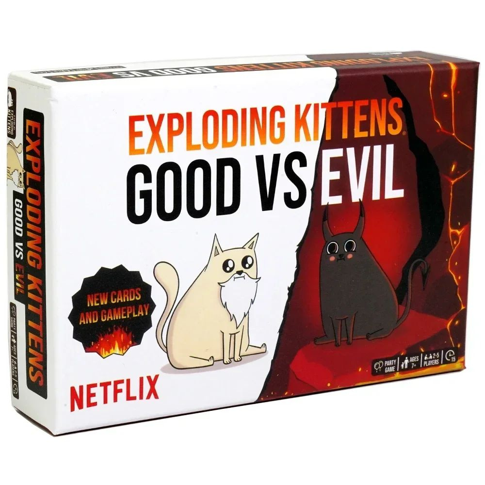 Настольная карточная игра Настольная Exploding Kittens Игра (Карточная) Новая версия игры  #1