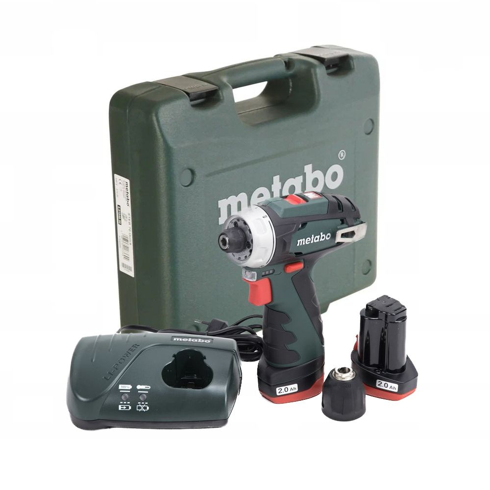 Аккумуляторная дрель-шуруповерт Metabo PowerMaxx BS +LC 40 618140310 #1