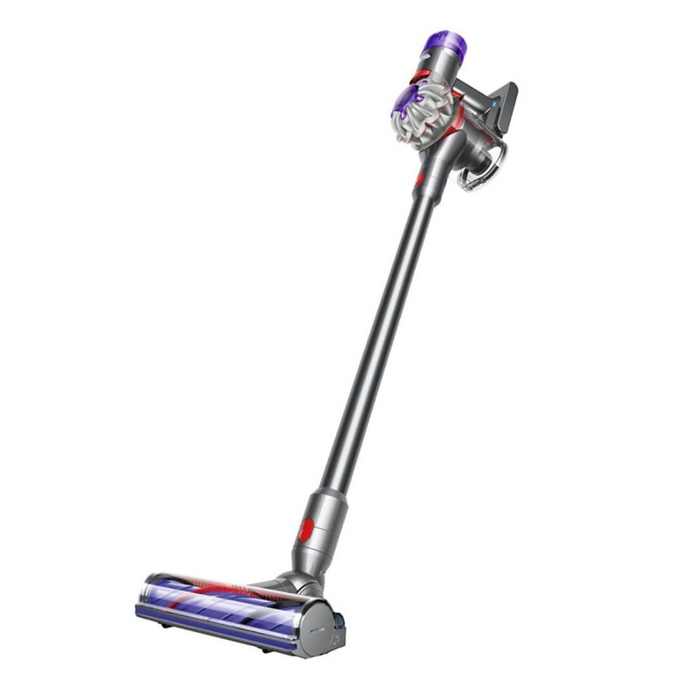 Вертикальный беспроводной пылесос Dyson V8 Absolute Vacuum SV 25 (447109-01) без переходника, никель #1