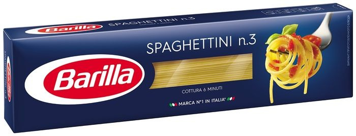 Макаронные изделия BARILLA №3 Spaghettini / Спагеттини 450г #1