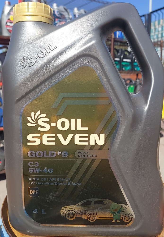 S-OIL SEVEN 5W-40 Масло моторное, Синтетическое, 4 л #1