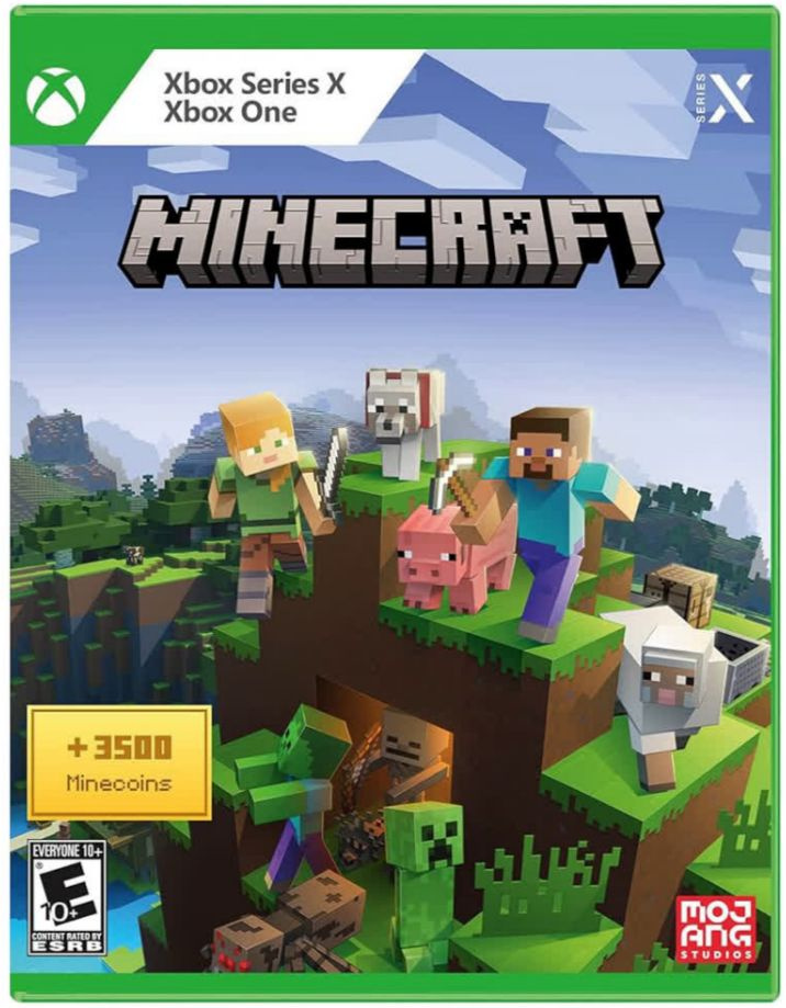 Игра Minecraft + 3500 монет (Xbox Series, Xbox One #1