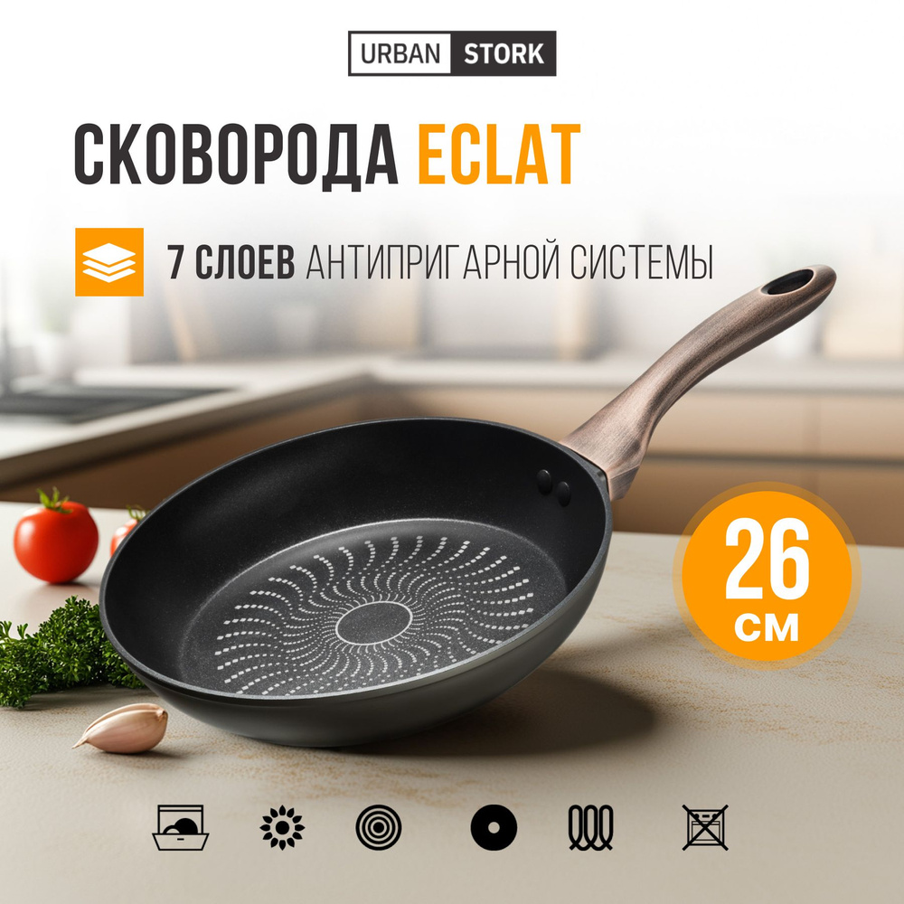 Сковорода с антипригарным покрытием ECLAT, 26 см #1