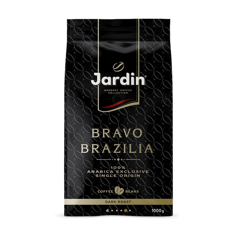 Кофе Jardin Bravo Бразилия в зернах, 1кг #1