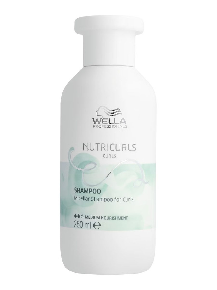 Wella Professionals Мицеллярный шампунь для кудрявых волос Nutricurls Micellar Shampoo for Curls, 250мл #1