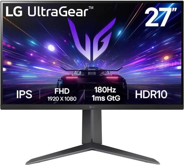 LG 27" Монитор 27GS65F-B.ARUZ, черный #1