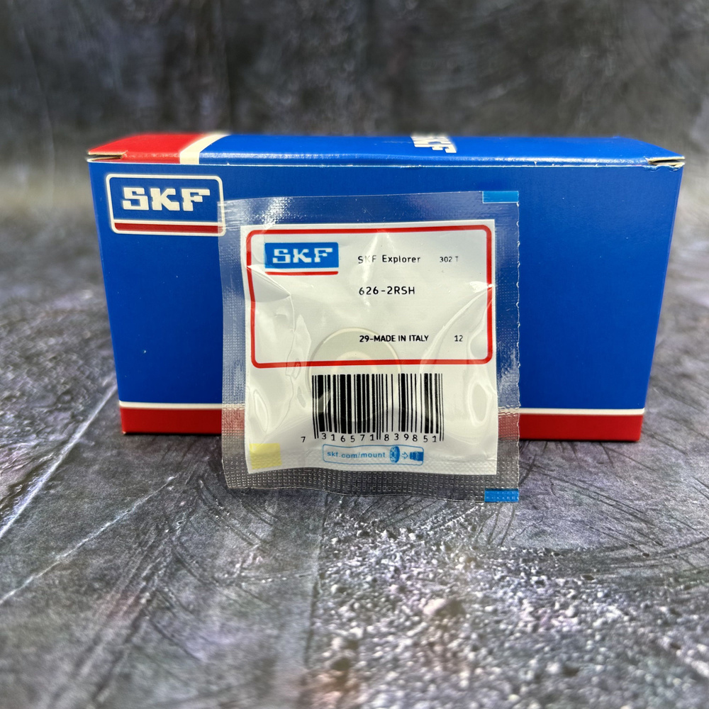 Подшипник SKF 626 2RS, размер 6*19*6, Made in Italy, универсальный #1