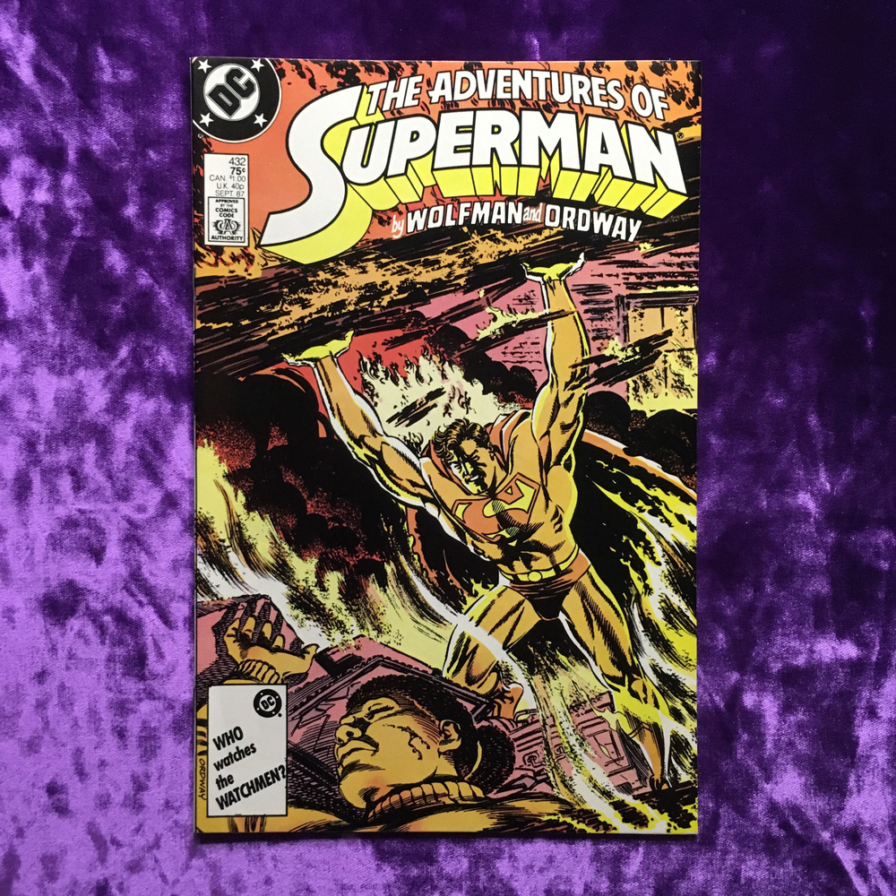 Adventures of Superman. Gangwar (Part I) - From the Streets, to the Streets! Vol. 1 #432 SEPT 1987. Оригинальный #1