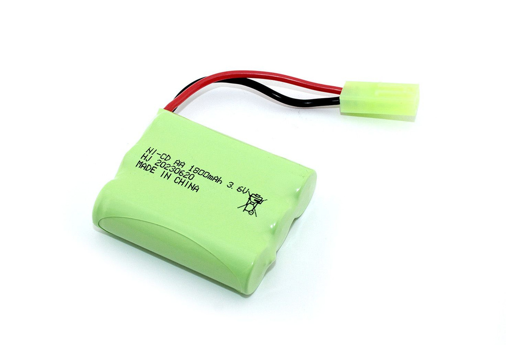 Аккумулятор Ni-Cd 3.6V 1800mah AA Flatpack разъем Tamiya plug #1