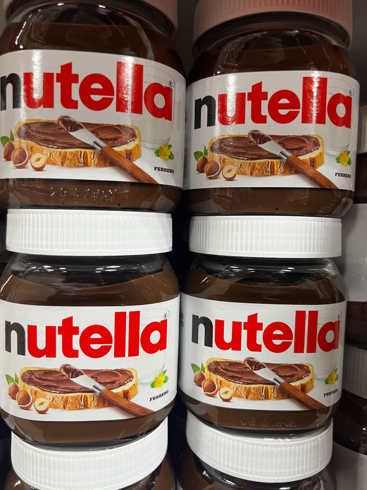 Шоколадная паста Nutella 350 граммов 4 штуки #1