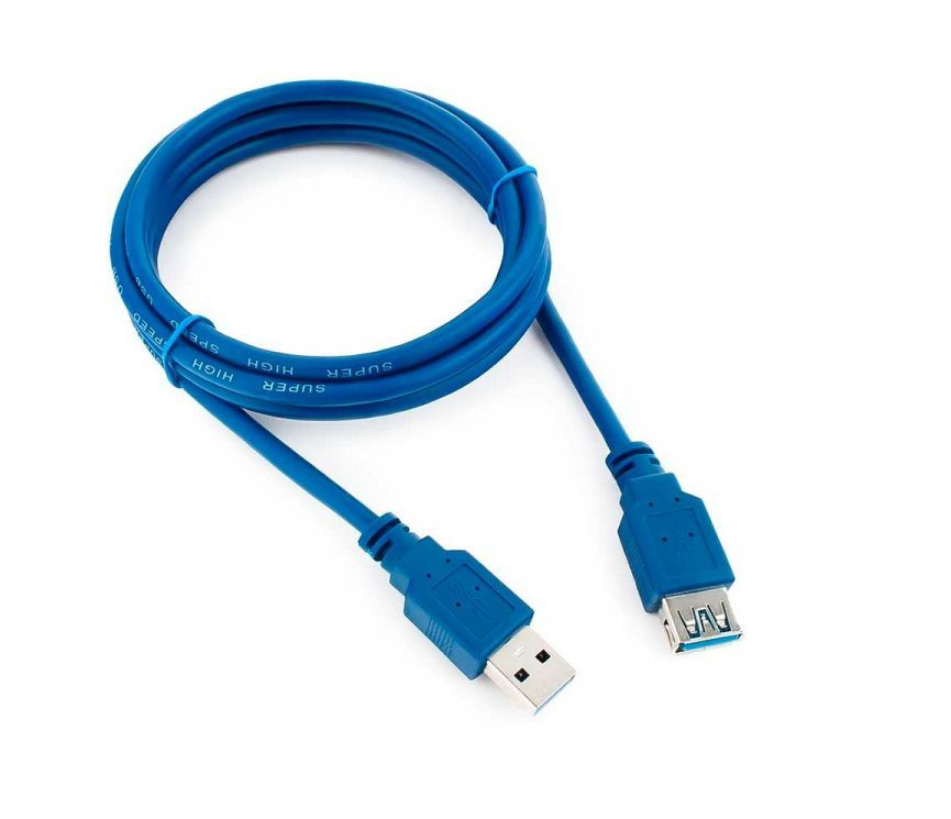 Cablexpert Аудиокабель USB 3.0 Type-A/USB 3.0 Type-A, 3 м, синий #1