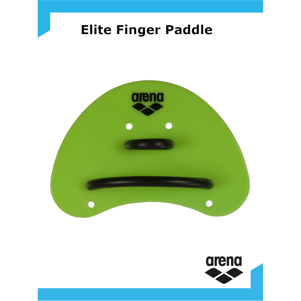 Лопатки для плавания Arena Elite Finger Paddle ,S, зеленый #1