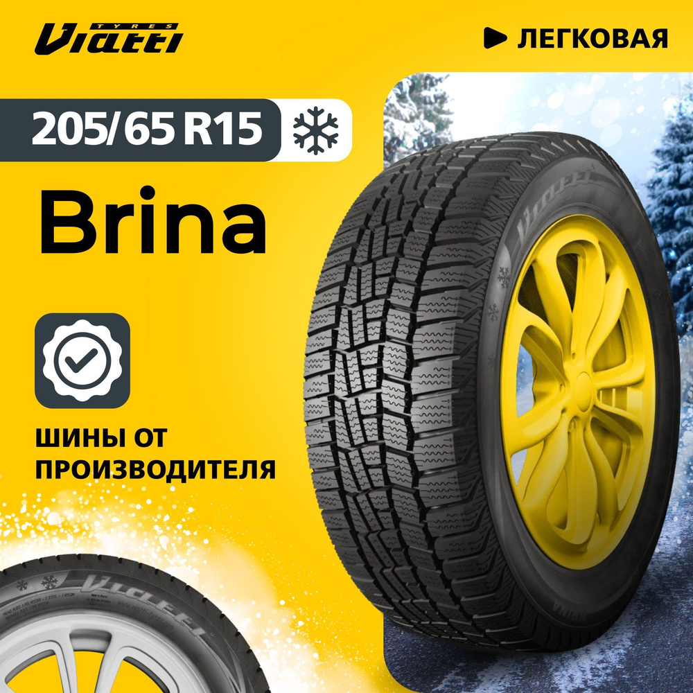 Viatti Brina (V-521) Шины  зимние 205/65  R15 94T Нешипованные #1