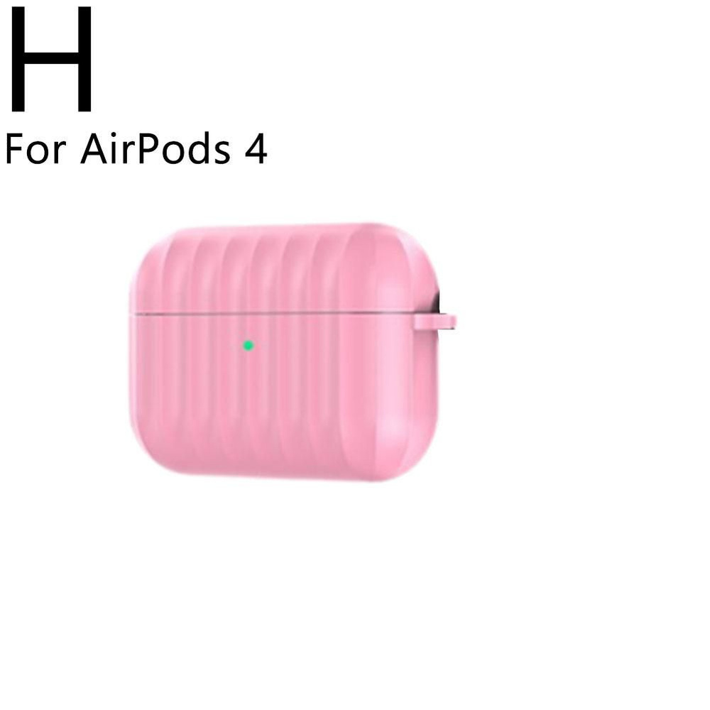 Новый противоударный силиконовый защитный чехол подходящий для AirPods 4  #1