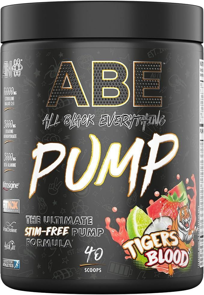 Предтренировочный комплекс памп Applied Nutrition ABE PUMP Tigers Blood 500 гр без стимуляторов  #1