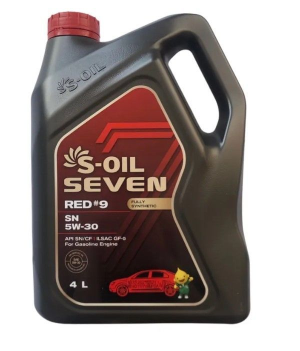 S-OIL SEVEN RED #9 5W-30 Масло моторное, Синтетическое, 4 л #1