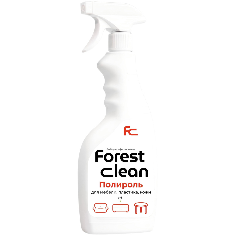 Полироль универсальная, антипыль Forest Clean 500мл #1