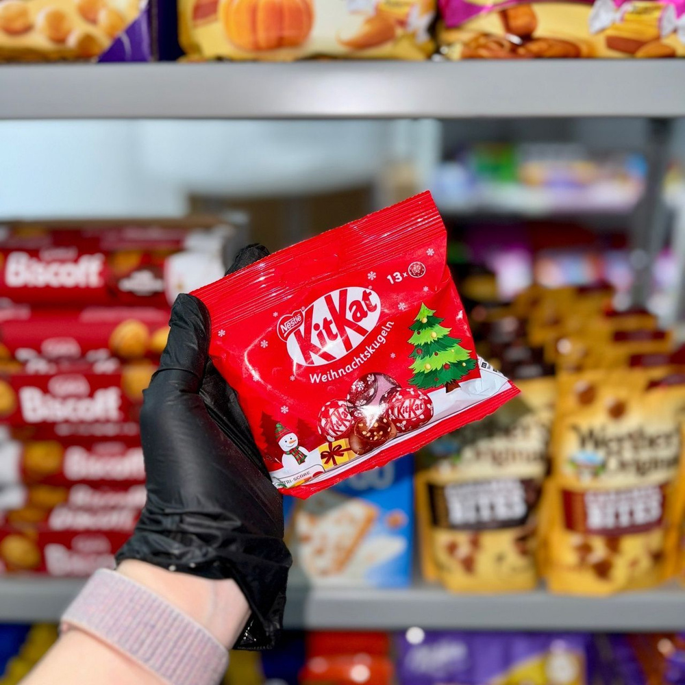 Шоколад Kitkat Weihnachtskugeln/Киткат Новогодняя коллекция 13 шт. #1