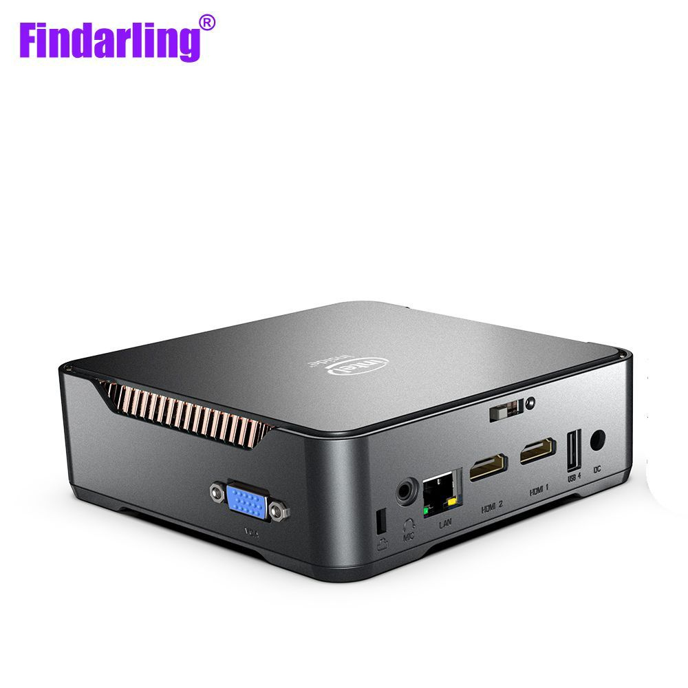 Findarling Мини-ПК GK3V (Intel Celeron J4125, RAM 8 ГБ, SSD 128 ГБ, Intel HD Graphics, Windows 10 Pro), #1