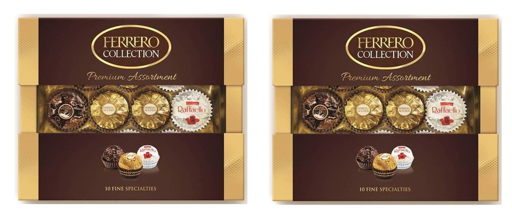 Ferrero Набор конфет Раффаэлло, Роше, Ронднуар, 100 г, 2 уп #1