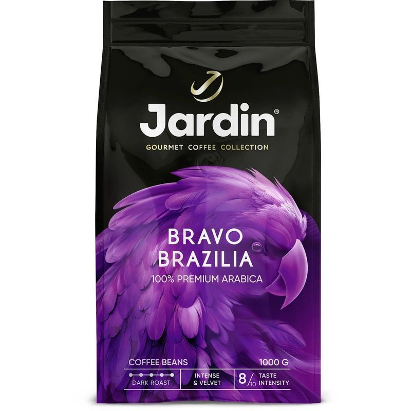 Кофе в зернах Jardin Bravo Brazilia, Жардин Браво Бразилия, арабика, 1 кг  #1