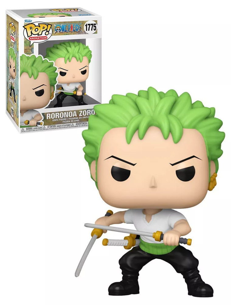 Фигурка Funko Pop! One Piece: Zoro with Swords 1775 (Фанко Поп Зоро с мечами из аниме Ван Пис Большой #1