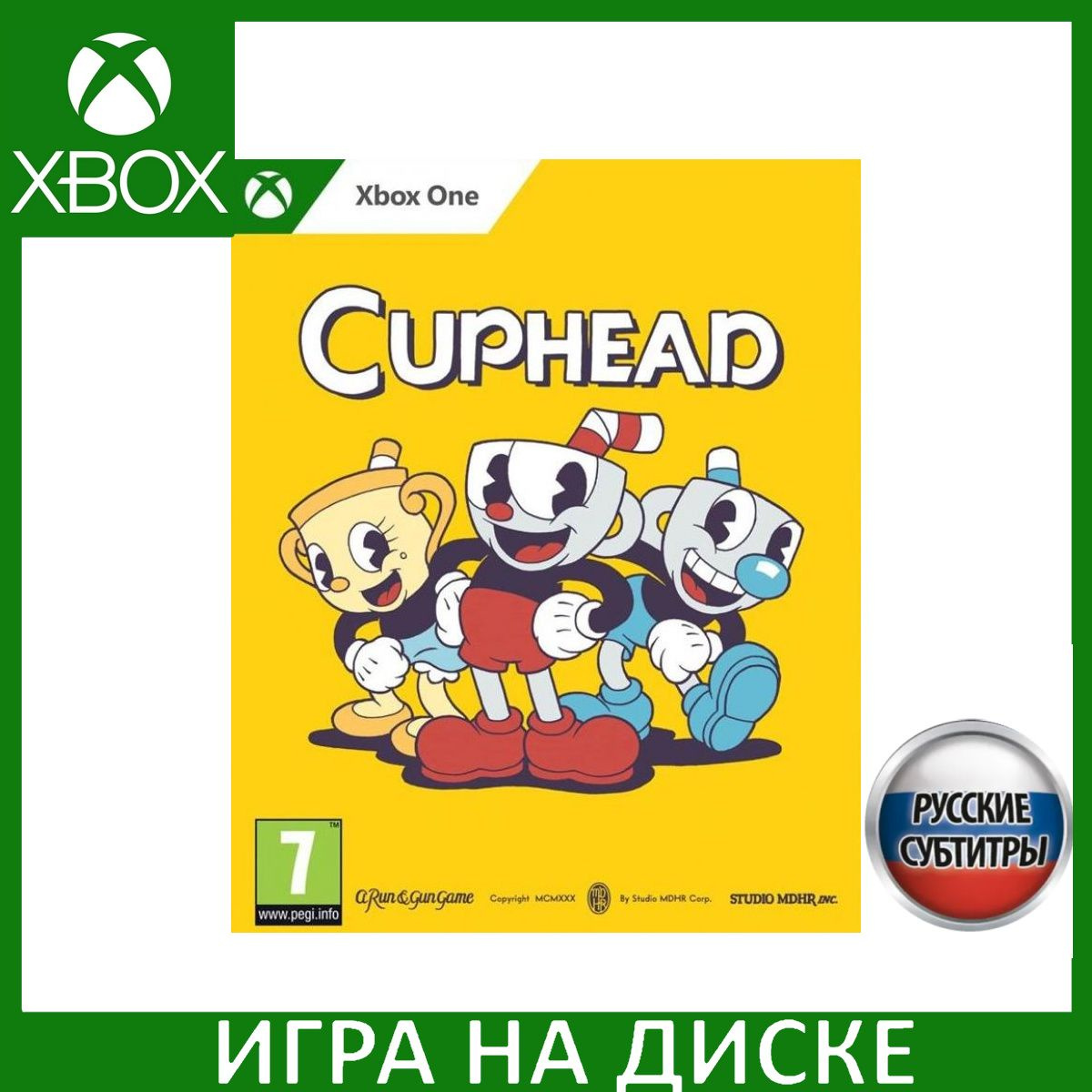 Игра на Диске Cuphead: Физическое издание (Physical Edition) Русская Версия (Xbox One/Series X)