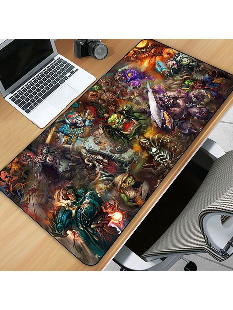 WorldofWarCraftКоврикдлямыши,XXL,бежевый,бирюзовый