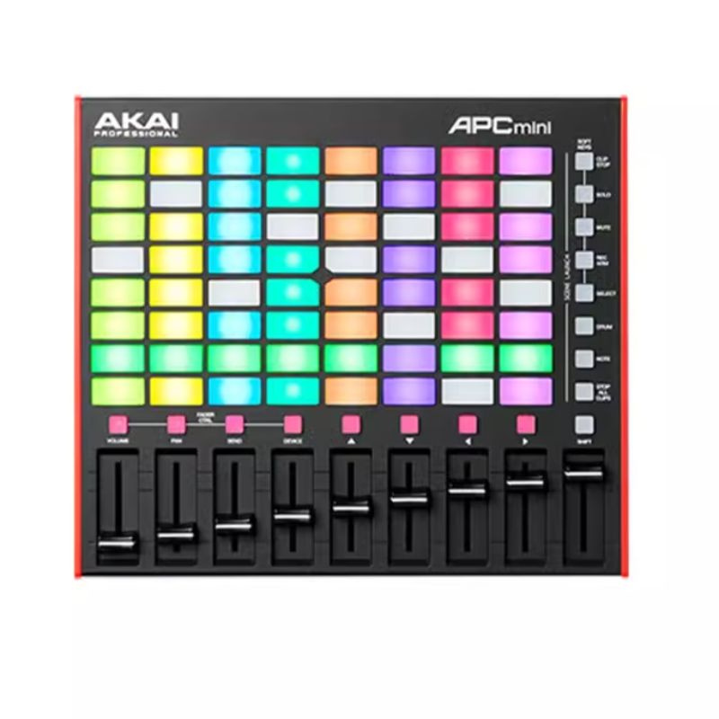 AKAI APC MINI 64-клавишный MIDI-контроллер DJ VJ электронная музыка живая перкуссионная панель  #1