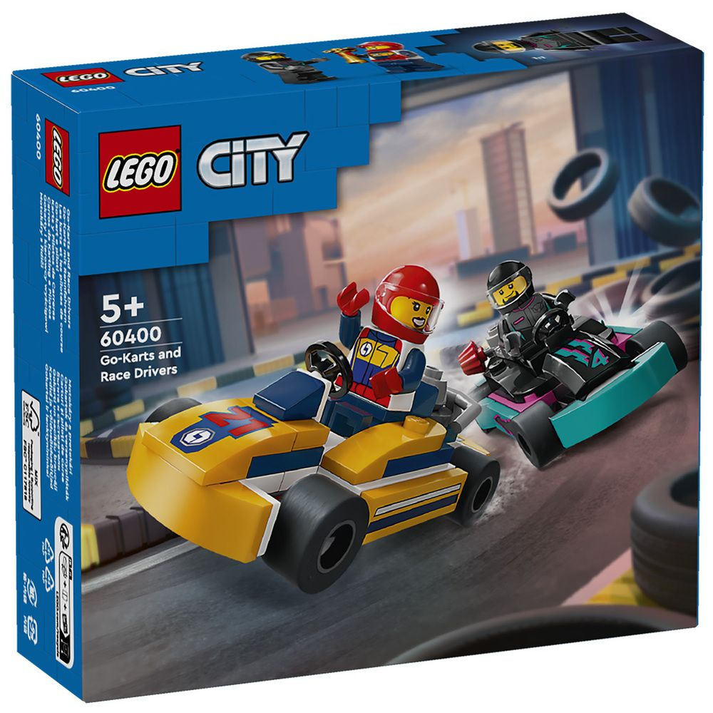 Конструктор LEGO City 60400 Картинг и гонщики #1