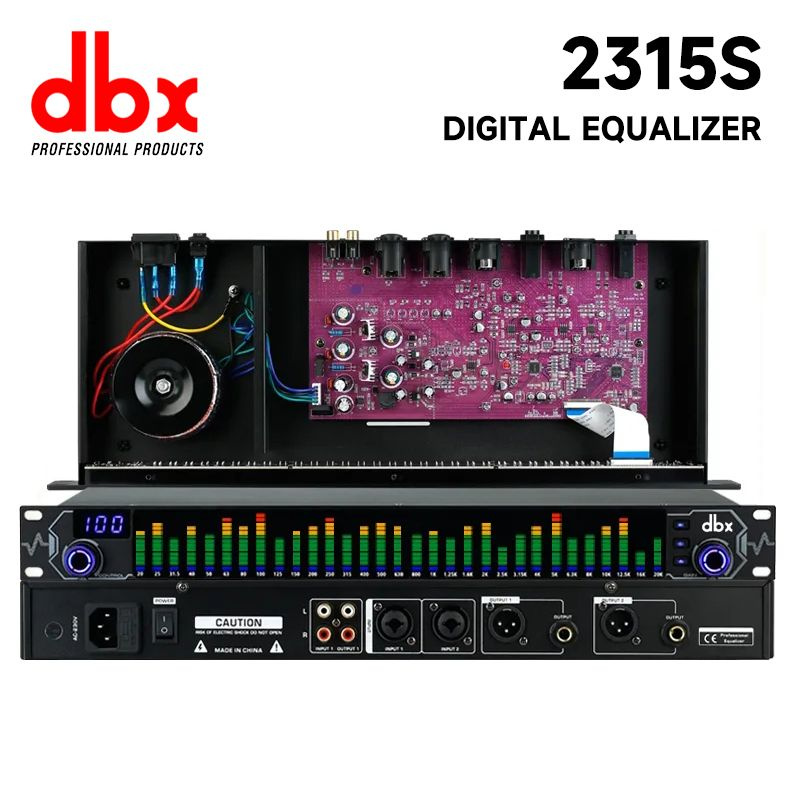 DBX 2315S Профессиональный 31-секционный цифровой эквалайзер, профессиональные ворота для снижения шума, #1