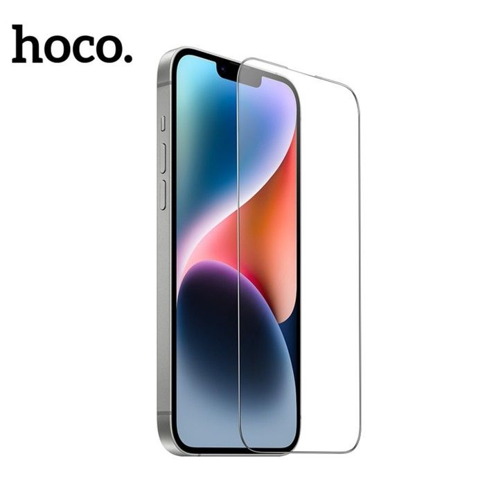 Защитное стекло Hoco для Iphone 15, Full-screen, 0.4 мм, полный клей #1