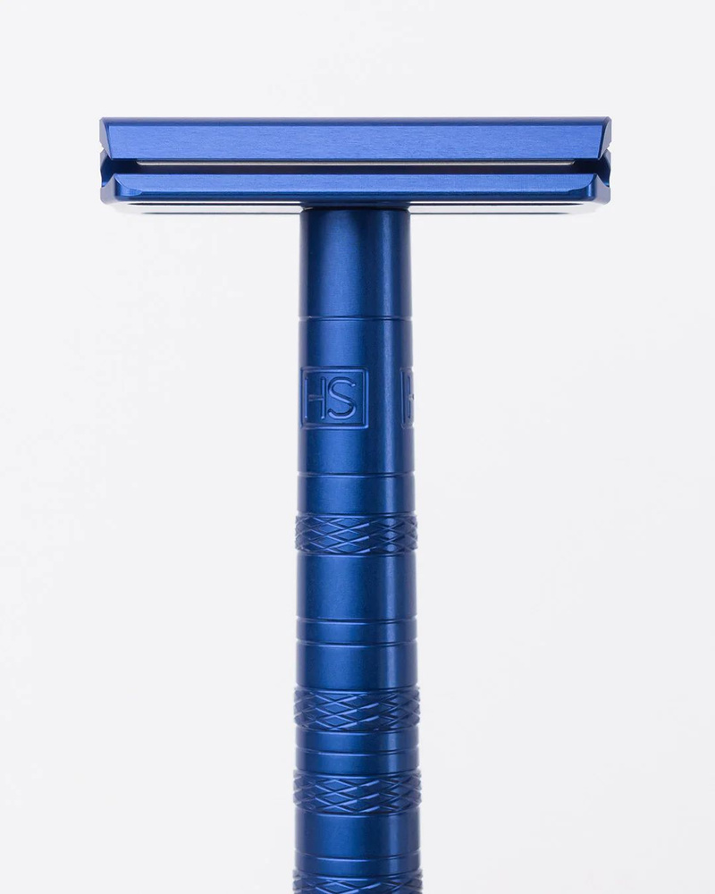 Т-образная бритва Henson Shaving AL13 v2.0, синяя, Medium #1