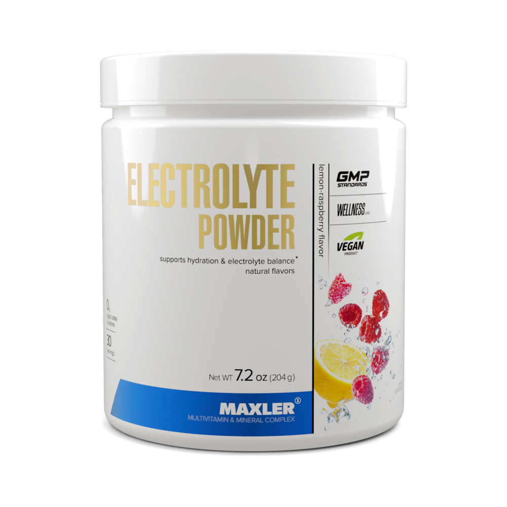 Электролиты Maxler Electrolyte Powder 204г Лимон - Малина #1