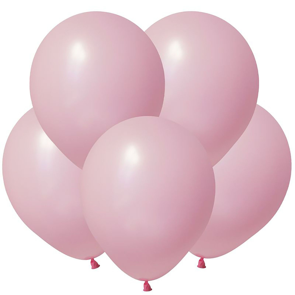 Воздушные шары 100 шт. / Нежно-розовый, Пастель / 12,5 см #1