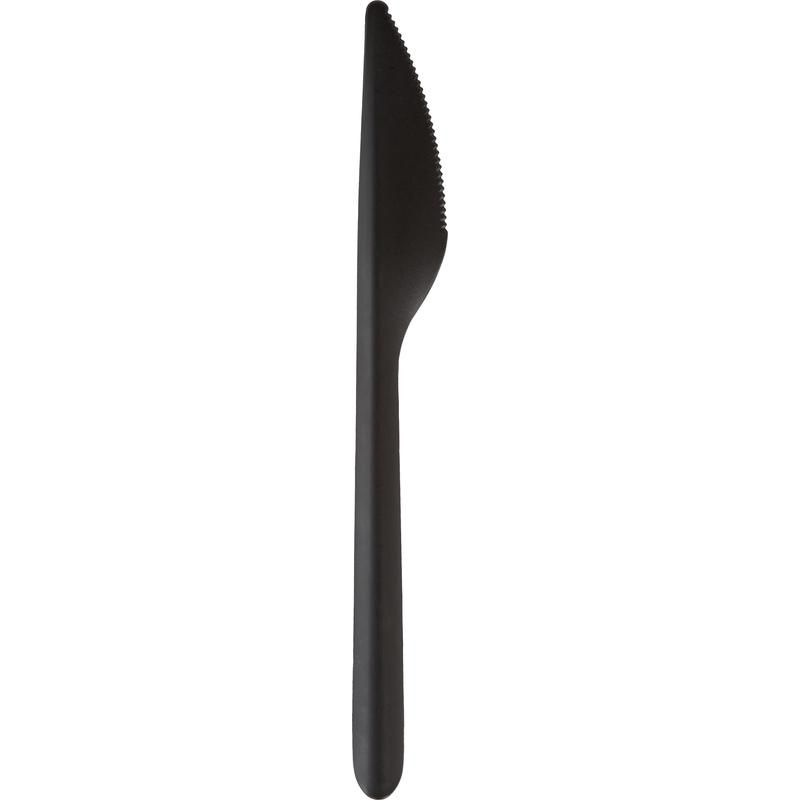Нож одноразовый черный 178.5 мм 50 шт/уп (4031) #1