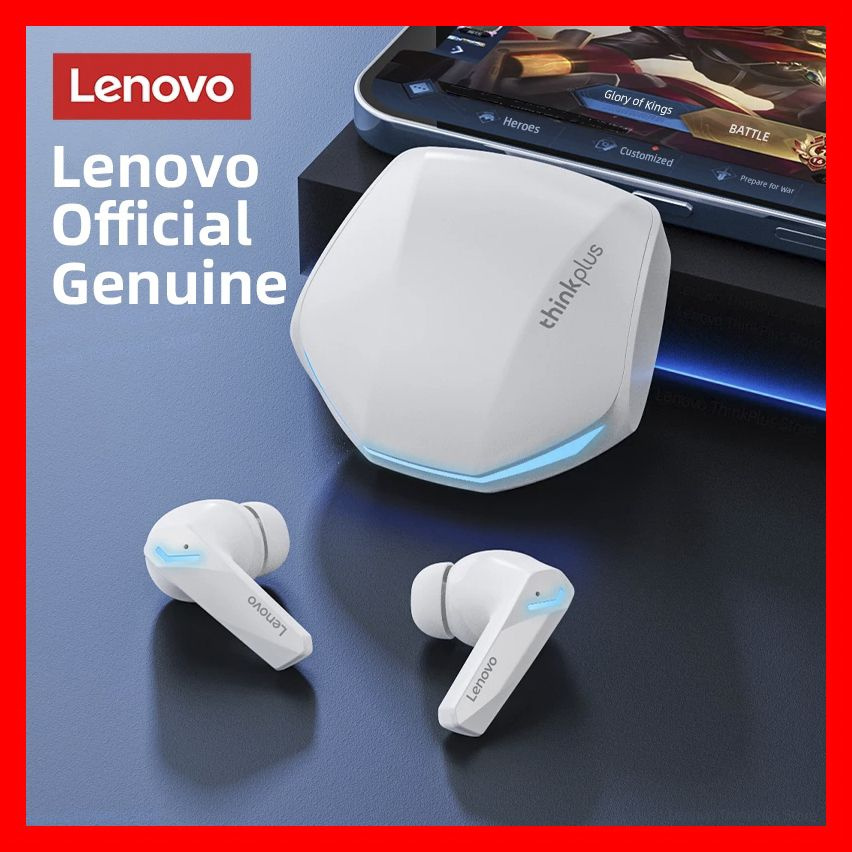 Наушники Bluetooth Lenovo GM2 Pro 5.3 Беспроводные наушники HD Звонки Двумодовые игры с микрофоном Совместимость #1