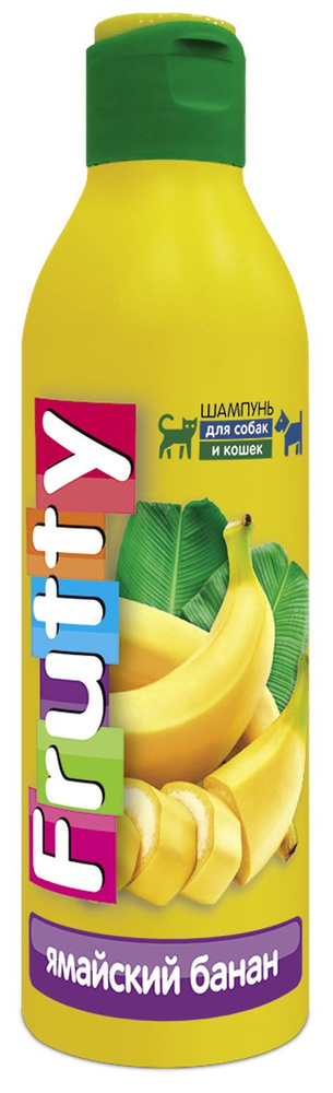 Frutty АВЗ (Агроветзащита) шампунь для кошек и собак, ямайский банан, 250 мл  #1