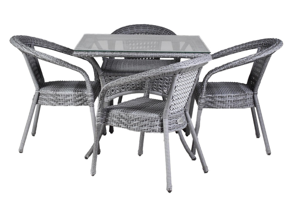 AIKO EXP Набор садовой мебели Комплект DECO с квадратным столом  #1