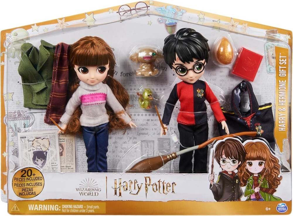 Куклы Гарри Поттер и Гермиона серия Harry Potter и 20 аксессуаров  #1