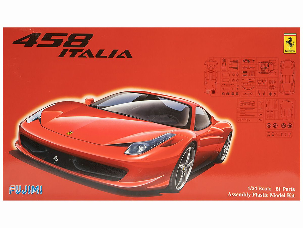 12382 Fujimi Автомобиль Ferrari 458 Italia (1:24) #1