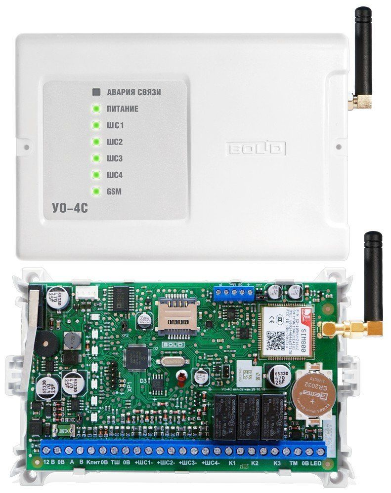 УО-4С исп.02 Устройство оконечное системы передачи извещений по каналам сотовой связи GSM  #1