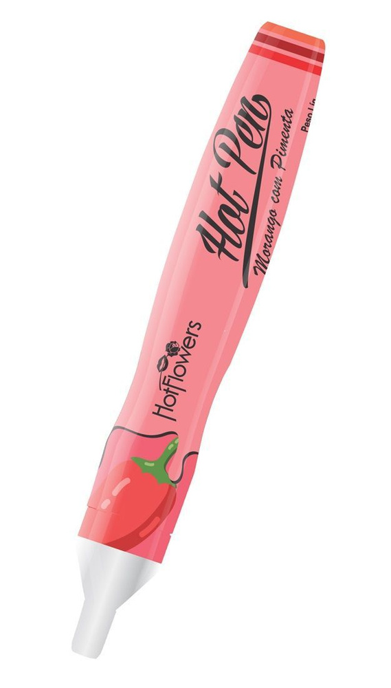 Ручка для рисования на теле Hot Pen со вкусом клубники и острого перца  #1