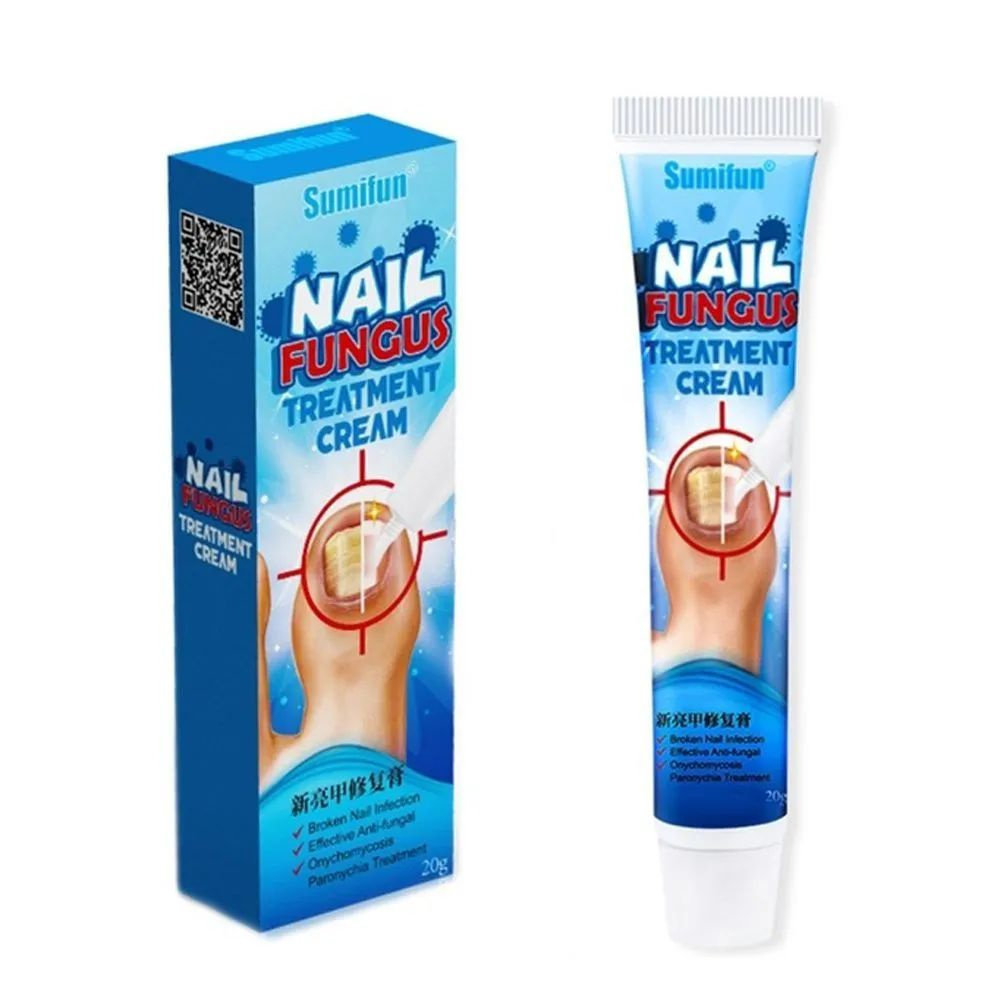 Травяной крем от грибка ногтей Sumifun Nail Fungus Treatment Cream, 20 г. #1