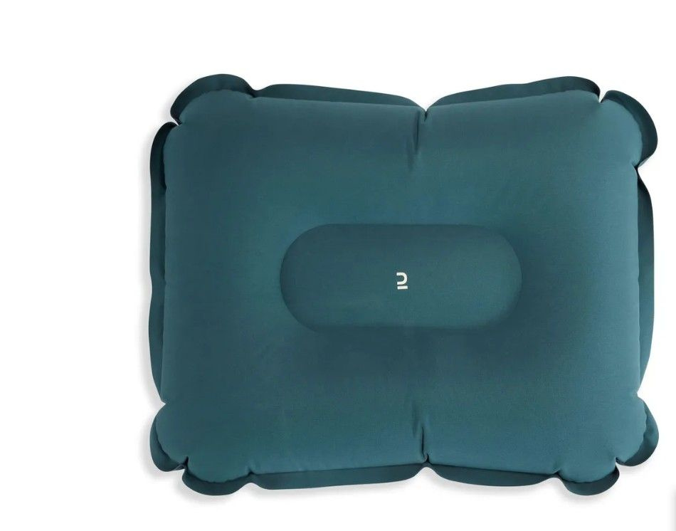 Подушка туристическая (Decathlon), цвет синий - надувная #1