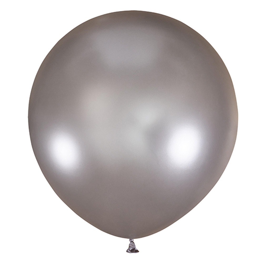 Воздушный шар 30"/76см Металлик SILVER 026 1шт #1